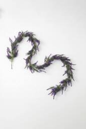 Homescapes Artificial Lavender Garland, 190cm, Purple - thumbnail 1