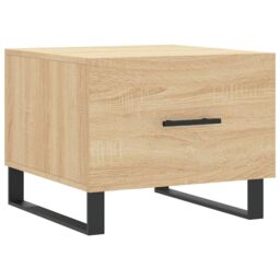 Berkfield Home Coffee Tables 2 pcs Sonoma Oak 50x50x40 cm Engineered Wood in Brown - Size: 50 x 50 x 40 cm - thumbnail 5