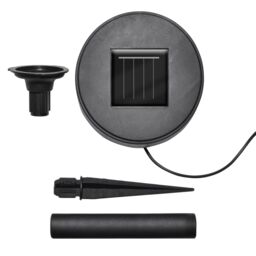 Berkfield Home Garden Lights 6 pcs LED with Spike Anchors & Solar Panels in White - thumbnail 5