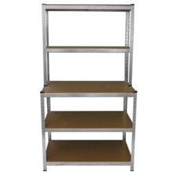 Monstershop Monster Racking Galwix Workbench Shelving Unit in Silver - thumbnail 7