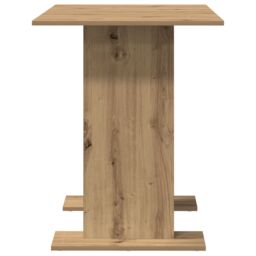 Berkfield Home Dining Table Artisan Oak 110x60x75 cm Engineered Wood in Brown - Size: 110 x 60 x 75 cm - thumbnail 6