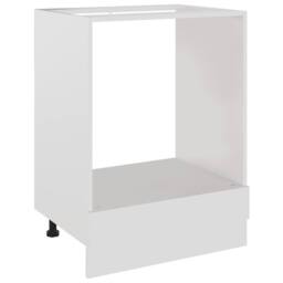 Berkfield Home Oven Cabinet White 60x46x81.5 cm Engineered Wood - thumbnail 3