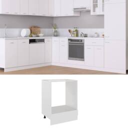 Berkfield Home Oven Cabinet White 60x46x81.5 cm Engineered Wood - thumbnail 2