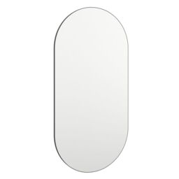 Berkfield Home Mirror 80x40 cm Glass in White - thumbnail 3