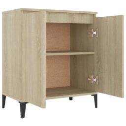 Berkfield Home Sideboard Sonoma Oak 60x35x70 cm Engineered Wood in Brown - Size: 60 x 35 x 70 cm - thumbnail 4