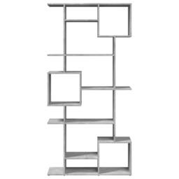 Berkfield Home Book Cabinet Concrete Grey 92x29x188 cm Engineered Wood - Size: 92 x 29 x 188 cm - thumbnail 5
