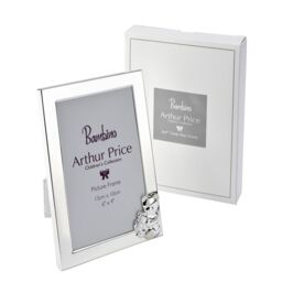 Arthur Price Bambino 'Teddy Bear' Photo Frame Holds 6 x 4 Inch Photo Luxury Children's Gift Silver Plated - thumbnail 2