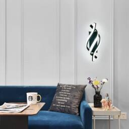 Goeco LED Wall Light 22W 6500K for Bedroom Study Living Room Corridor in Black - thumbnail 4