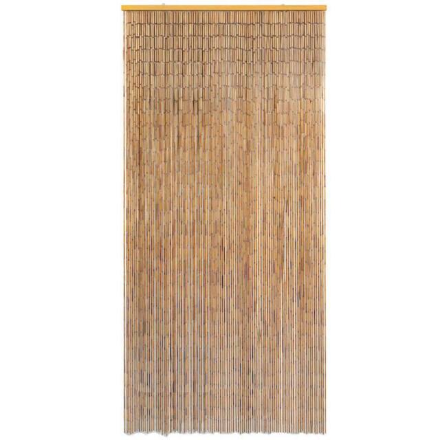 Berkfield Home Insect Door Curtain Bamboo 100x220 cm in Brown - image 1