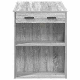 Berkfield Home Desk with Drawer & Shelf Grey Sonoma 102x62x77.5 cm Engineered Wood - thumbnail 6