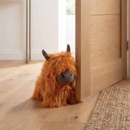Garden Greatness Highland Cow Shaggy Doorstop - Size: 1 Pack - thumbnail 1