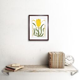 "Artery8 Wall Art Print Boddingtons Bulbs Seeds Autumn 1907 Artwork Framed 9X7 Inch in Brown - Size: W7"" x H9""" - thumbnail 2