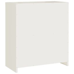 Berkfield Home File Cabinet White 79x40x90 cm Steel - Size: 79 x 40 x 90 cm - thumbnail 6