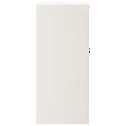 Berkfield Home File Cabinet White 79x40x90 cm Steel - Size: 79 x 40 x 90 cm - thumbnail 5