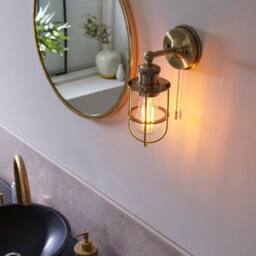 Netlighting 'TREVISO' Non Dimmable Stylish Contemporary Metal Bathroom Wall Lamp in Yellow - thumbnail 5