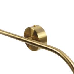 Wyld and Coco Wall Lamp Gold Ring 4 Glass Shades 70cm - thumbnail 7