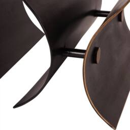 The Libra Company Stamford Vintage 9 Bottle Wine Rack - Iron - L19 x W24 x H52 cm in Bronze - thumbnail 5