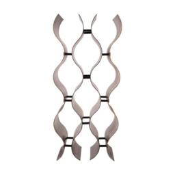The Libra Company Stamford Vintage 9 Bottle Wine Rack - Iron - L19 x W24 x H52 cm in Bronze - thumbnail 2