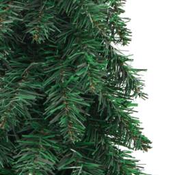 Berkfield Home Beautiful Artificial Pre-lit Christmas Tree with 130 LEDs 210 cm in Green - thumbnail 6
