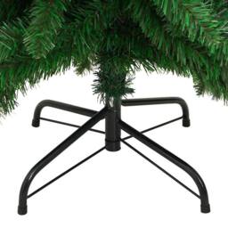 Berkfield Home Beautiful Artificial Pre-lit Christmas Tree with 130 LEDs 210 cm in Green - thumbnail 8