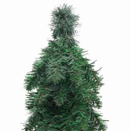 Berkfield Home Beautiful Artificial Pre-lit Christmas Tree with 130 LEDs 210 cm in Green - thumbnail 5