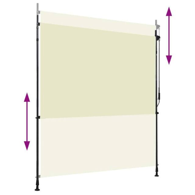Berkfield Home Outdoor Roller Blind 200x270 cm Cream - image 1