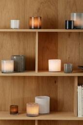 Blomus Saga Lantern Candle Holder Large - Tradewinds in Blue - thumbnail 2