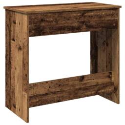 Berkfield Home Decorative Desk Old Wood 80x40x75 cm Engineered Wood in Brown - Size: 80 x 40 x 75 cm - thumbnail 7