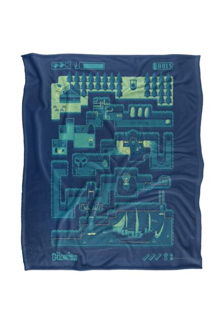 Warner Bros. Goonies 8 Bit Silky Touch Super Soft Throw Blanket 152 X 127 cm in White - image 1