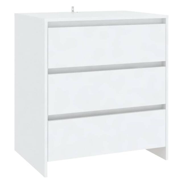 Berkfield Home Sideboard White 70x41x75 cm Engineered Wood - Size: 70 x 41 x 75 cm - image 1