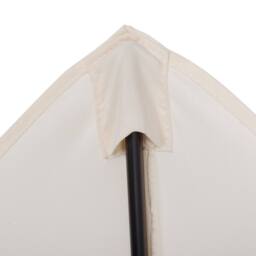 OUTSUNNY 2m Parasol Patio Umbrella, Outdoor Sun Shade with 6 Ribs in Cream - thumbnail 9