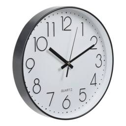 KORVIXA Non-ticking Silent Quartz Clocks in Black - Size: 100 cm x 60 cm - thumbnail 5