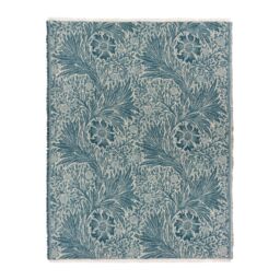 Morris & Co Marigold Jacquard Throw in Indigo - Size: 130 cm x 170 cm - thumbnail 4