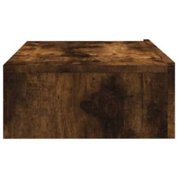 Berkfield Home TV Cabinet with LED Lights Smoked Oak 60x35x15.5 cm in Brown - thumbnail 9