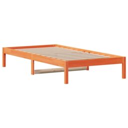 Berkfield Home Day Bed without Mattress Wax Brown 90x200 cm Solid Wood Pine - thumbnail 6