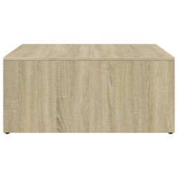 Berkfield Home Nesting Coffee Tables 2 pcs Sonoma Oak Engineered Wood & Metal in Brown - thumbnail 6