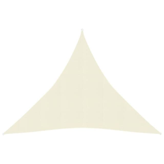 Berkfield Home Sunshade Sail 160 g/m ² Cream 3x3x3 m HDPE in Beige - image 1