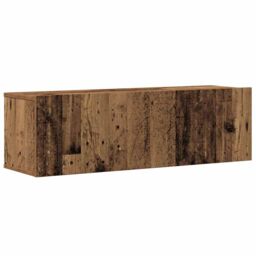 Berkfield Home 6 Piece TV Cabinet Set Wall-mounted Old Wood Engineered Wood in Brown - thumbnail 4