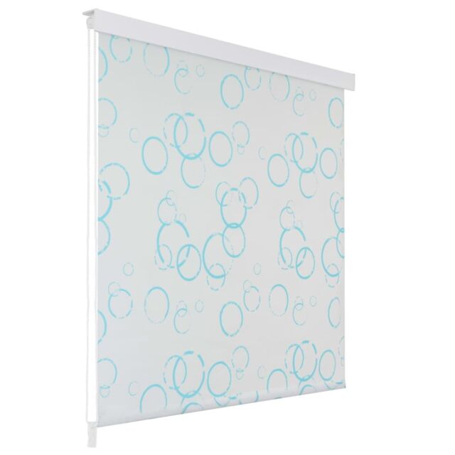 Berkfield Home Shower Roller Blind 160x240 cm Bubble in White - image 1