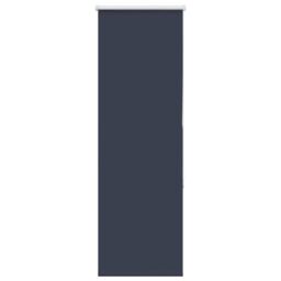 Berkfield Home Roller Blind Blackout Marine 60x130 cm Fabric Width 55.7 cm Polyester in Blue