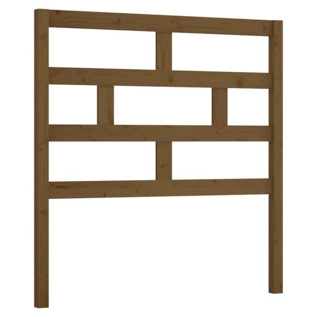 Berkfield Home Bed Headboard Honey Brown 81x4x100 cm Solid Wood Pine - Size: 81 x 4 x 100 cm - image 1