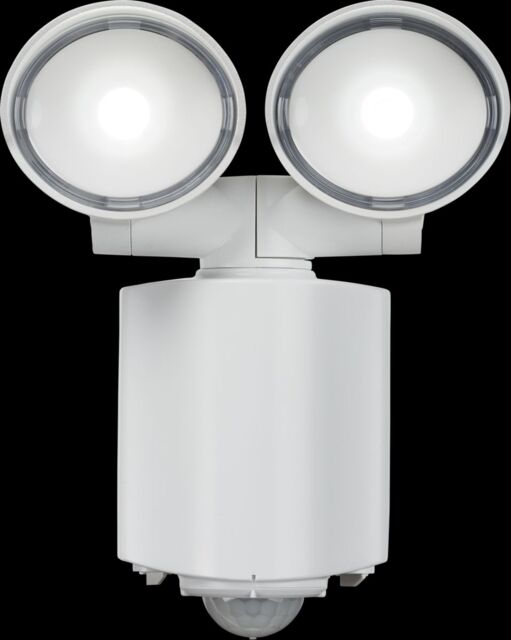 Netlighting Knightsbridge 230V IP55 Twin Spot LED Security Light White FL16AW - image 1
