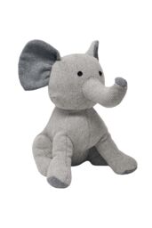 Essentials Elephant Herringbone Novelty Door Stop in Grey - thumbnail 1