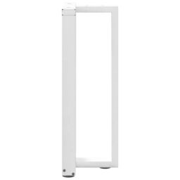Berkfield Home Console Table Legs T-Shaped¬†2 pcs White 38x25x(72-73) cm Steel - thumbnail 5