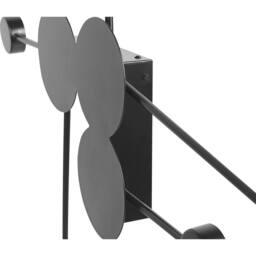 Wyld and Coco Six-Point LED Wall Lamp - Matte Black Powder-Coated Iron - thumbnail 5