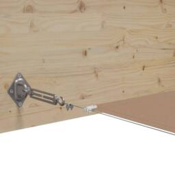 Berkfield Home Vertical Awning Taupe 140x600 cm Oxford Fabric - thumbnail 3