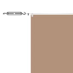 Berkfield Home Vertical Awning Taupe 140x600 cm Oxford Fabric - thumbnail 4