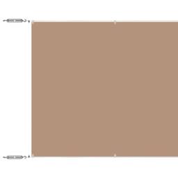 Berkfield Home Vertical Awning Taupe 140x600 cm Oxford Fabric - thumbnail 1