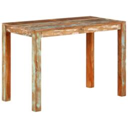 Berkfield Home Green Dining Table 110x55x76 cm Solid Wood Reclaimed - Size: 110 x 55 x 76 cm - thumbnail 9