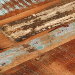 Berkfield Home Green Dining Table 110x55x76 cm Solid Wood Reclaimed - Size: 110 x 55 x 76 cm - thumbnail 7